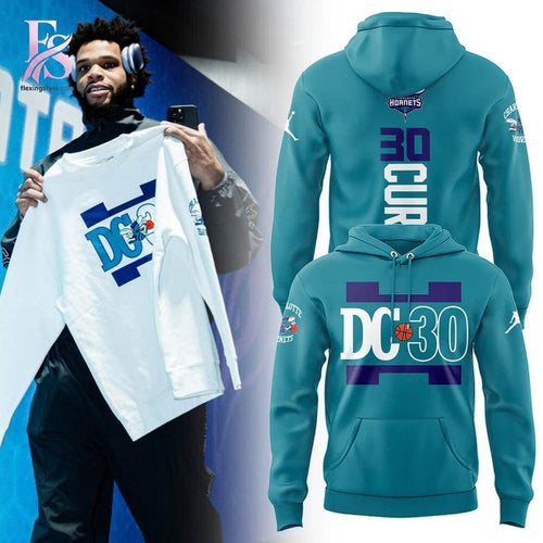 Charlotte Hornets 1992 DELL CURRY Hoodie