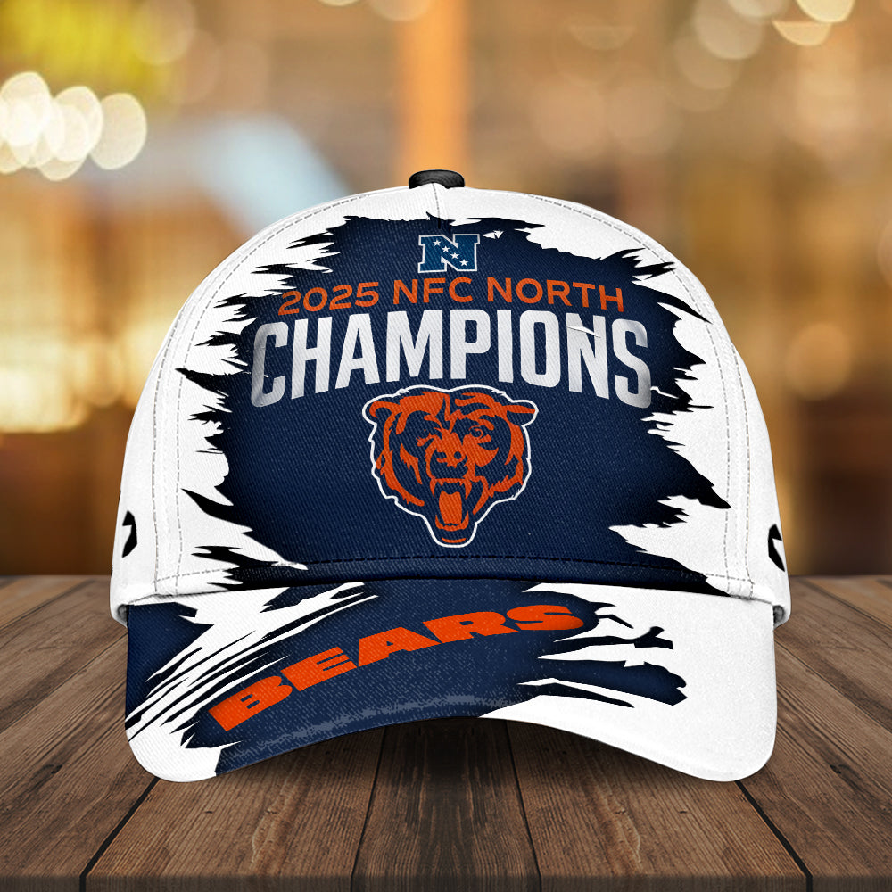 Chicago Bears 2025 NFC North Champions Classic Cap – MAITM14369