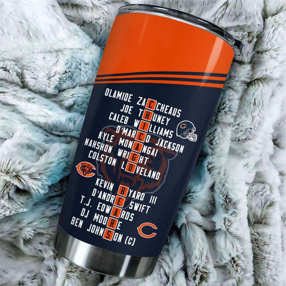 Chicago Bears 2025 NFC North Champions Tumbler Cup – HOATT15463