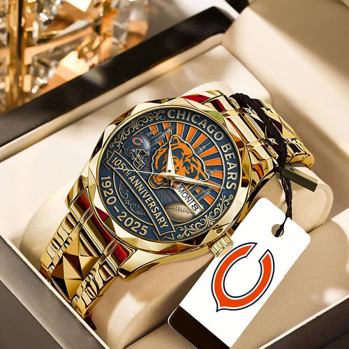 Chicago Bears Alloy Luxury Quartz Watch – TANTN16808