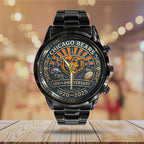 Chicago Bears Black Stainless Steel Watch – TANTN16809