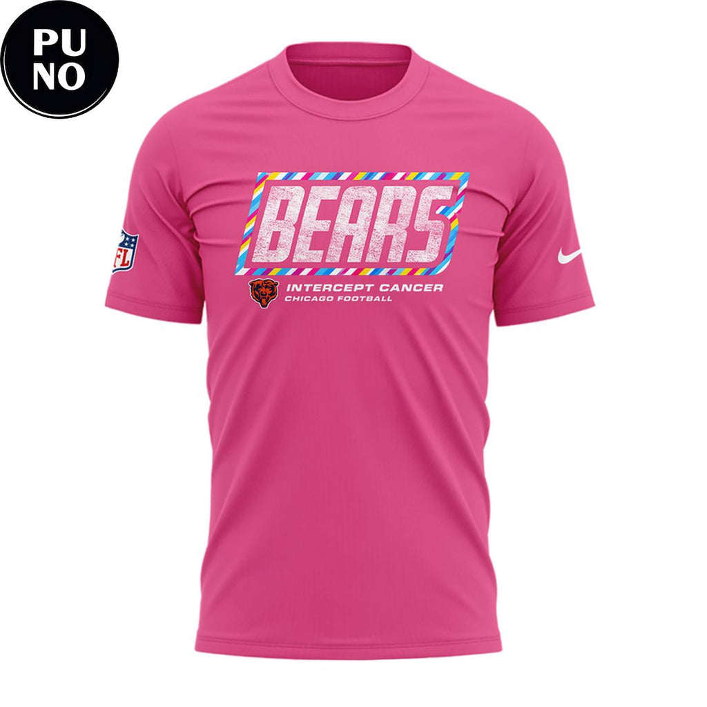 Chicago Bears Crucial Catch 2026 Follow Jesus Pink Hoodie T-Shirt