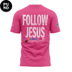 Chicago Bears Crucial Catch 2026 Follow Jesus Pink Hoodie T-Shirt
