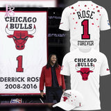 Chicago Bulls SIGNED D-Rose for fan 2026 Shirt