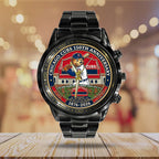 Chicago Cubs 150th Anniversary Black Stainless Steel Watch – MAITM14890