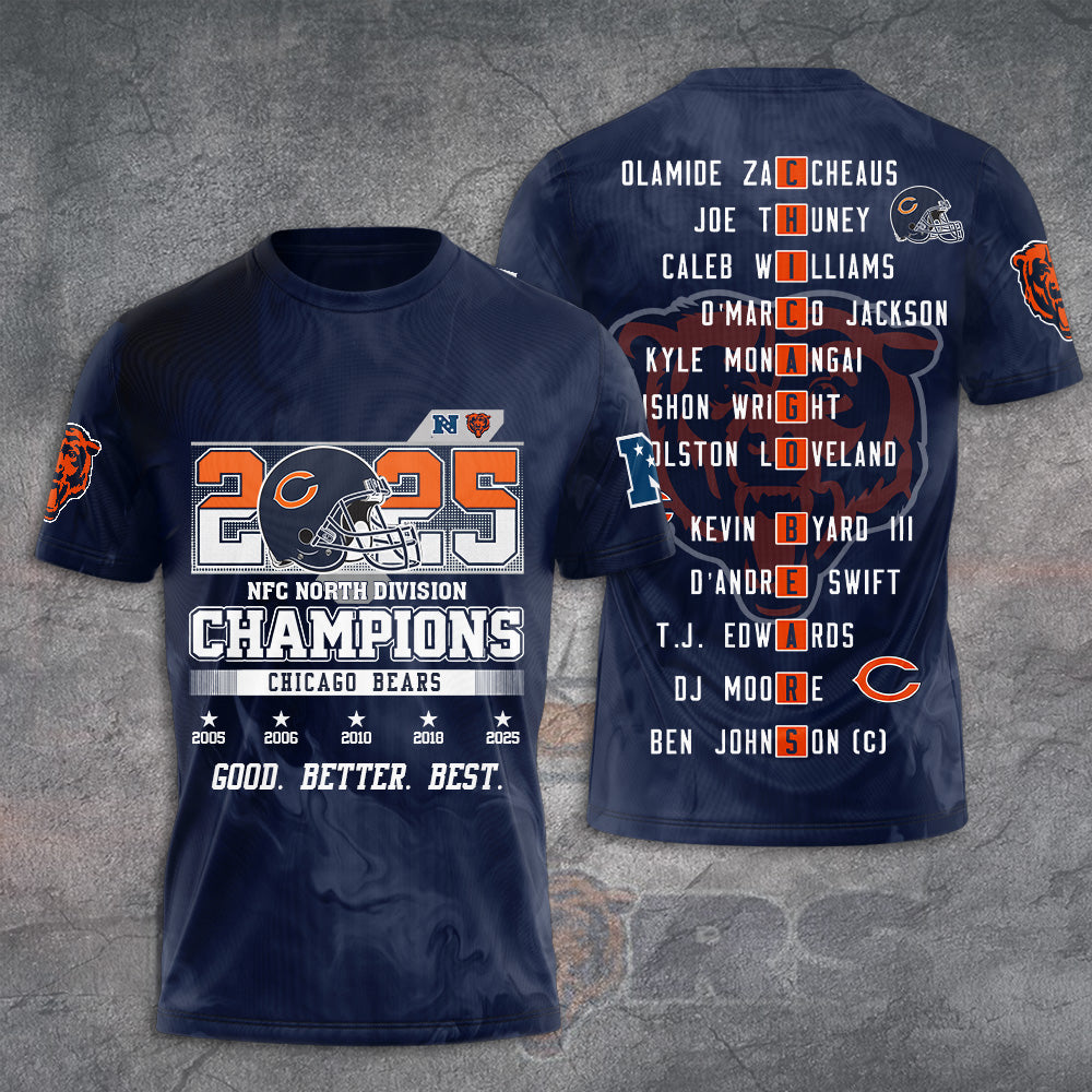Chicago Bears 3D Apparel – TANTN19775