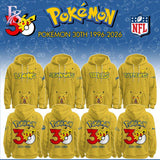 Choose Your TEAM NFL x Pokémon 30th Anniversary Hoodie 2026 Hoodie