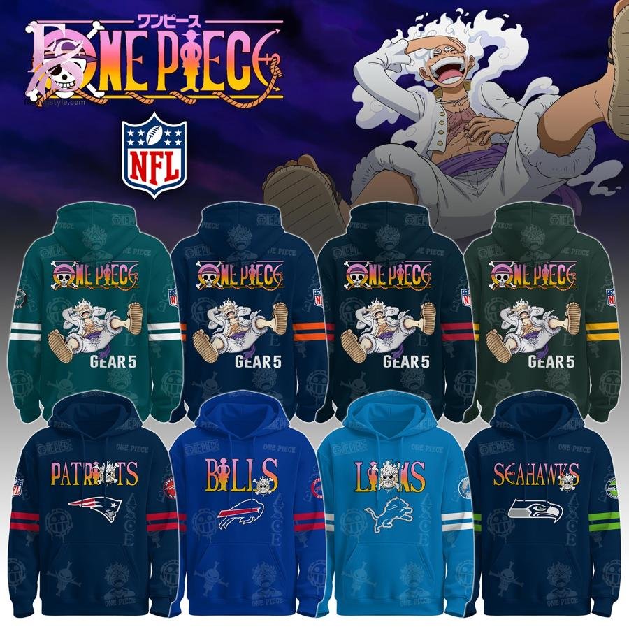 Choose Your Team NFL x Luffy Gear 5 Type Beat Hoodie