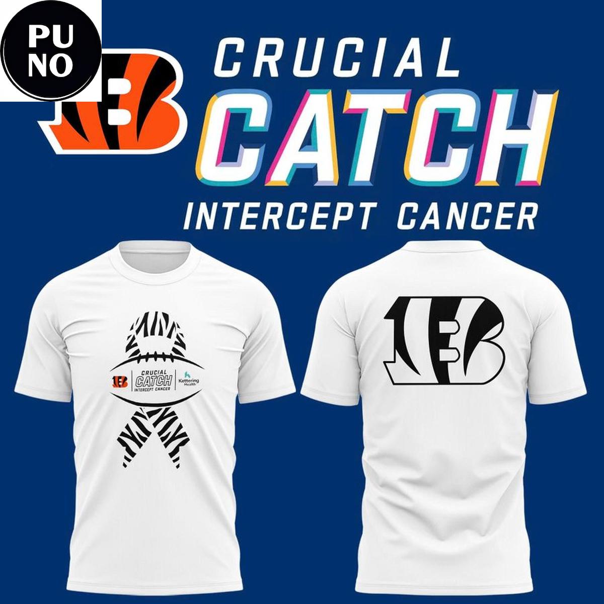 Cincinnati Bengals 2026 NFL Crucial Catch T-shirt