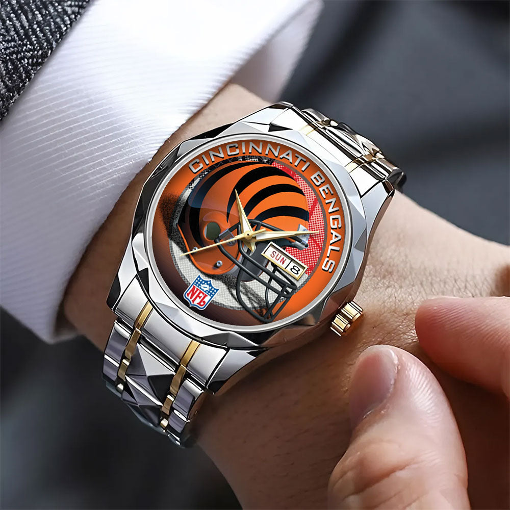 Cincinnati Bengals Alloy Luxury Quartz Watch – TANTN16319