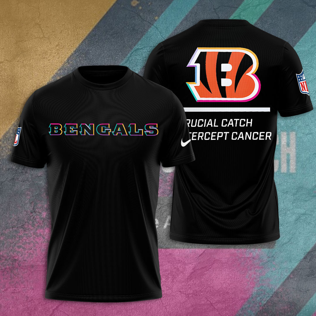 Cincinnati Bengals Crucial Catch 2025 3D Apparel – TANTN15562