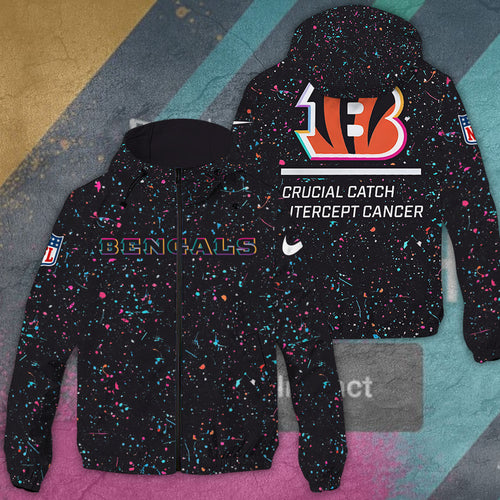 Cincinnati Bengals 3D Windbreaker Jacket – TANTN15774