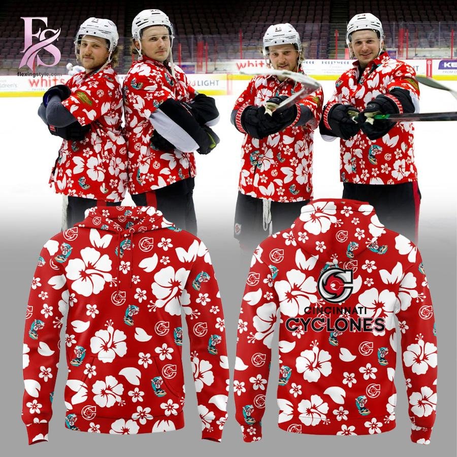 Cincinnati Cyclones 2026 Hawaiian Hoodie