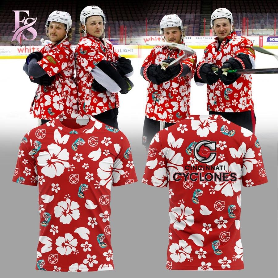Cincinnati Cyclones 2026 Hawaiian Hoodie