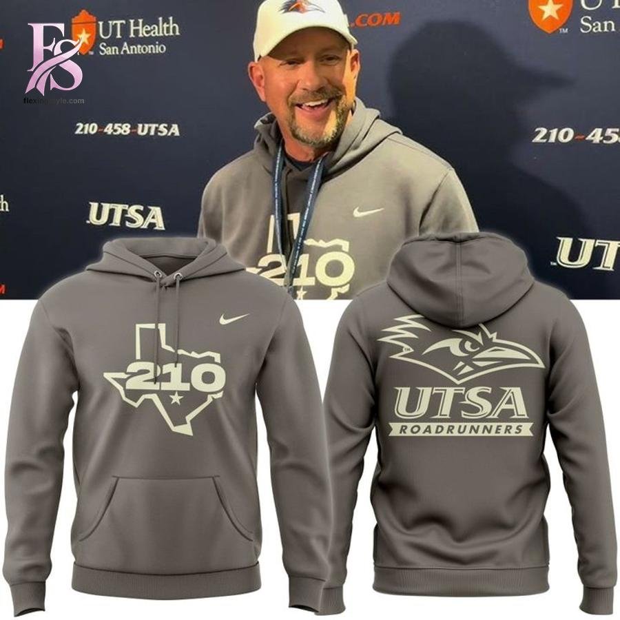 Coach Jeff Traylor UTSA Roadrunners football 210 Hoodie