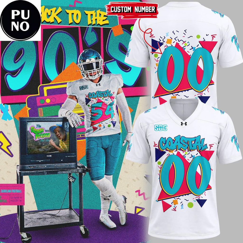 Coastal Carolina Chanticleers 90s Night Friday 2026 Football Jersey
