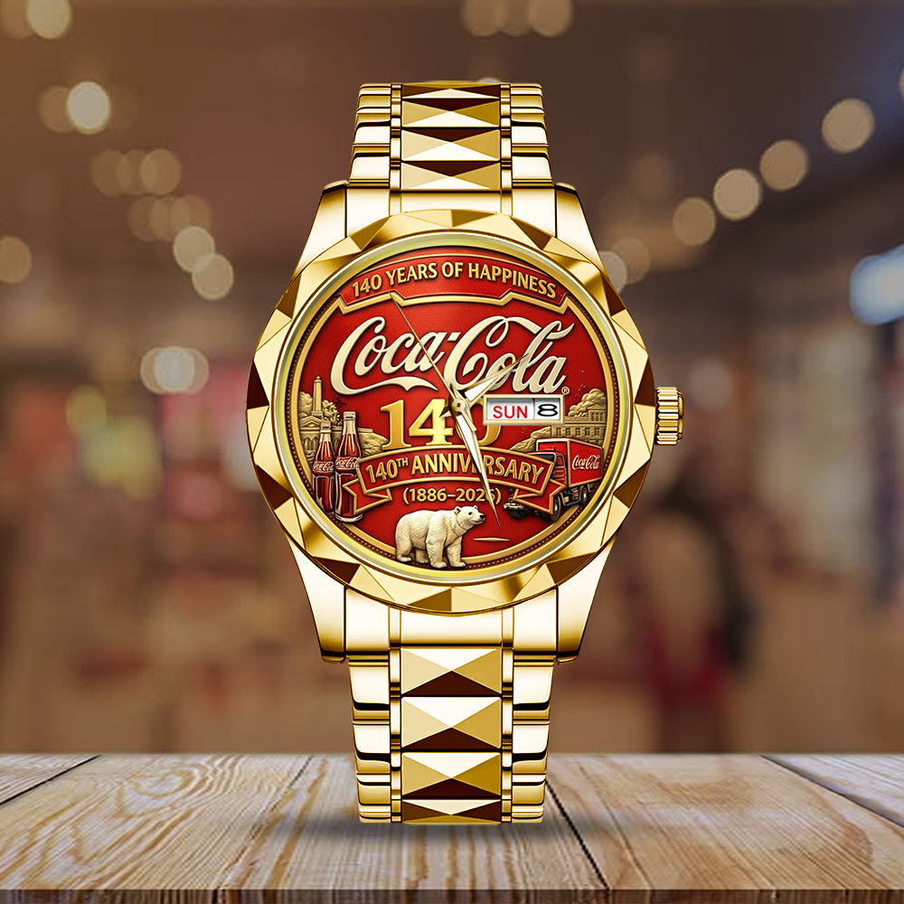 Coca-Cola 140th Anniversary 2026 Alloy Luxury Quartz Watch – TMTHU3763