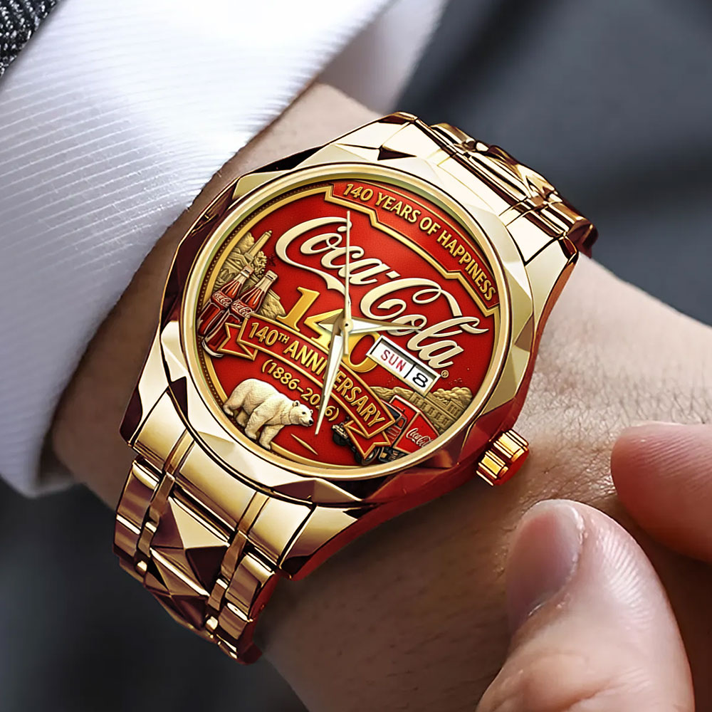 Coca-Cola 140th Anniversary 2026 Alloy Luxury Quartz Watch – TMTHU3763