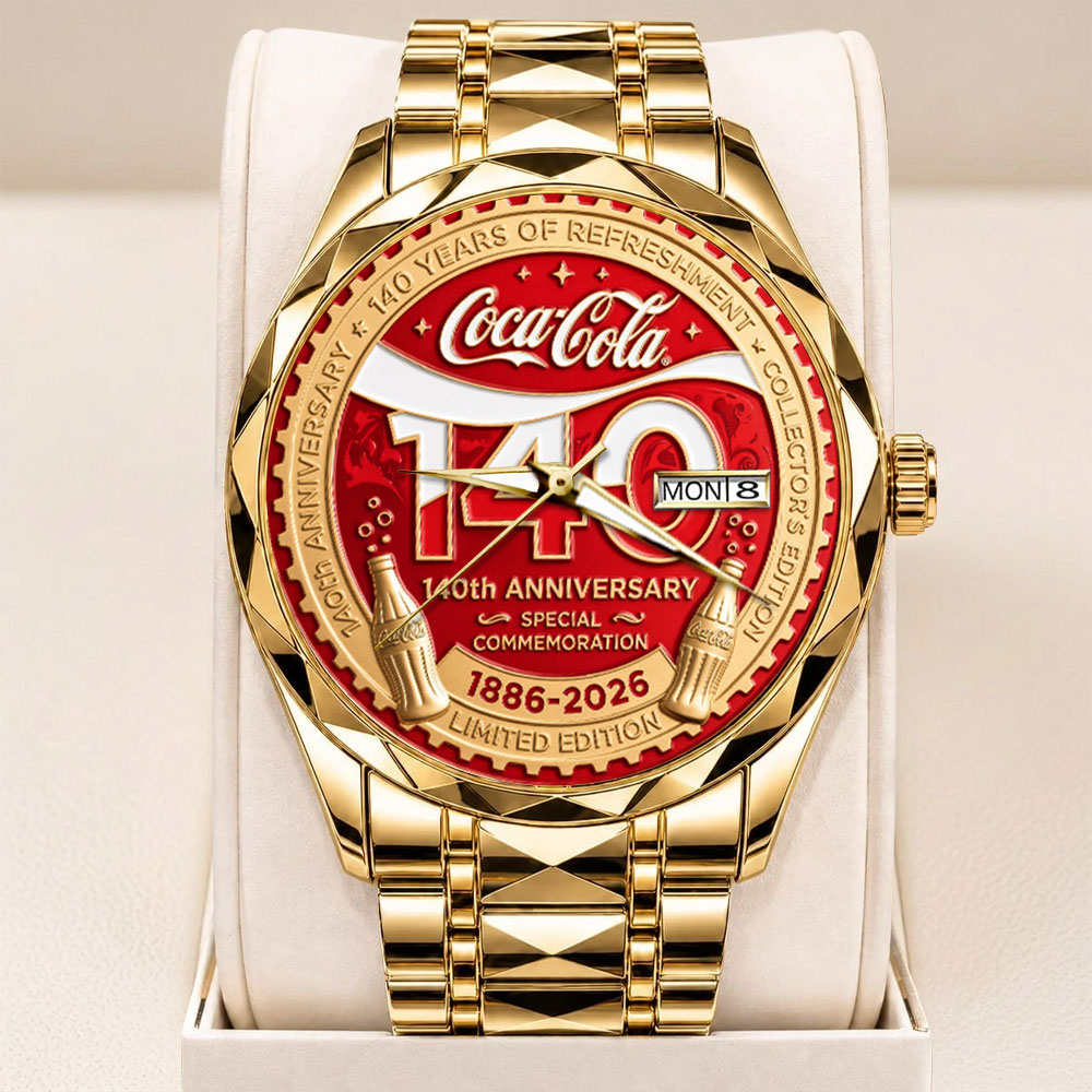 Coca-Cola 140th Anniversary Alloy Luxury Quartz Watch – TANTN24879