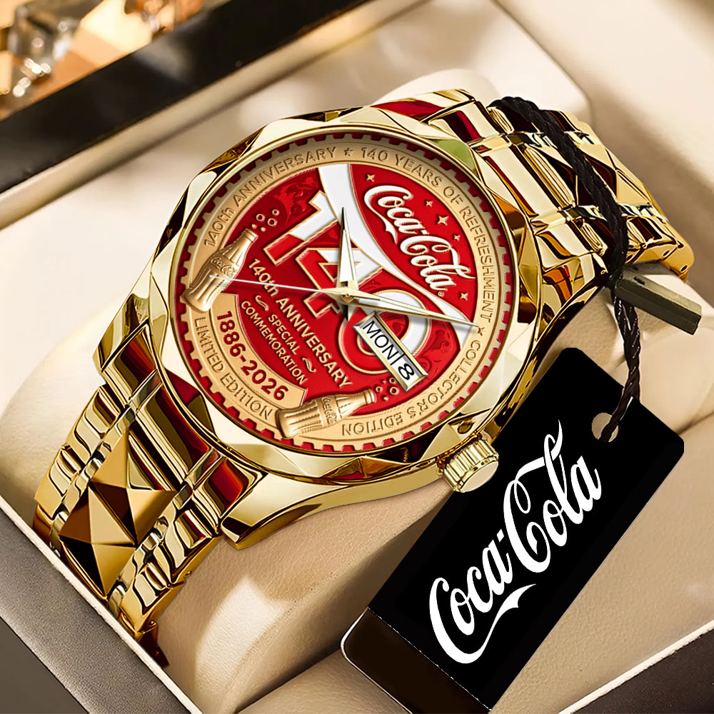 Coca-Cola 140th Anniversary Alloy Luxury Quartz Watch – TANTN24879