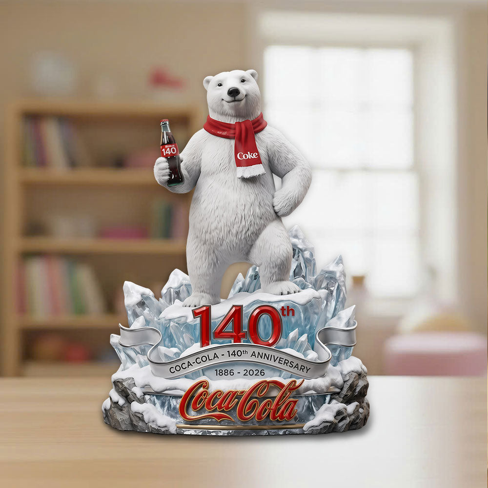 Coca-Cola 140th Anniversary Custom Shape Acrylic Plaque – TANTN24880