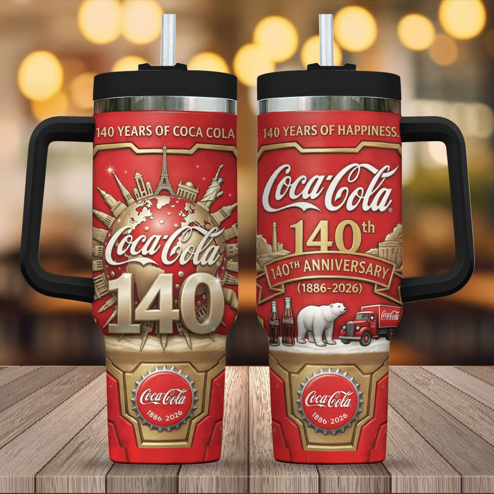 Coca-Cola 140th Anniversary 2026 40oz Tumbler – TMTHU3764