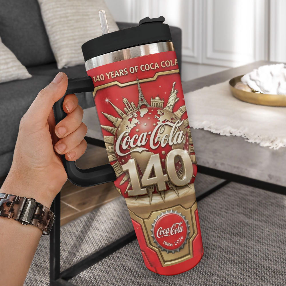 Coca-Cola 140th Anniversary 2026 40oz Tumbler – TMTHU3764