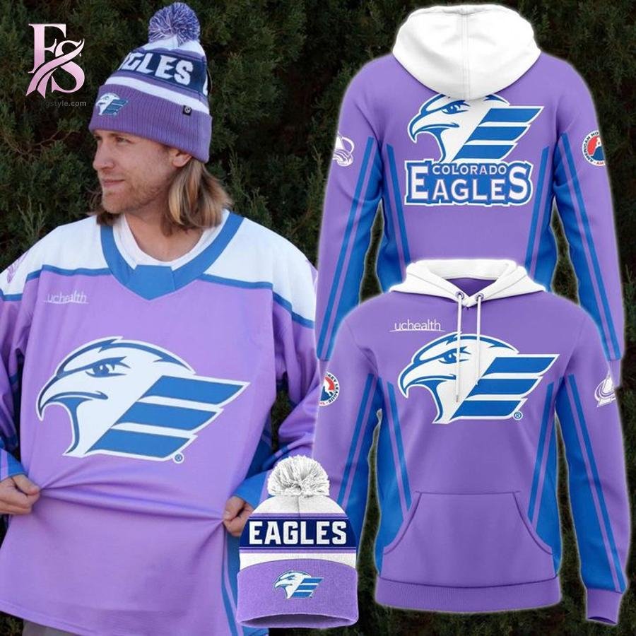 Colorado Eagles 2026 Eagles Fight Cancer Hoodie