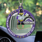 Colorado Rockies Custom shape 2-sided Acrylic Car Ornament – HOATT13040