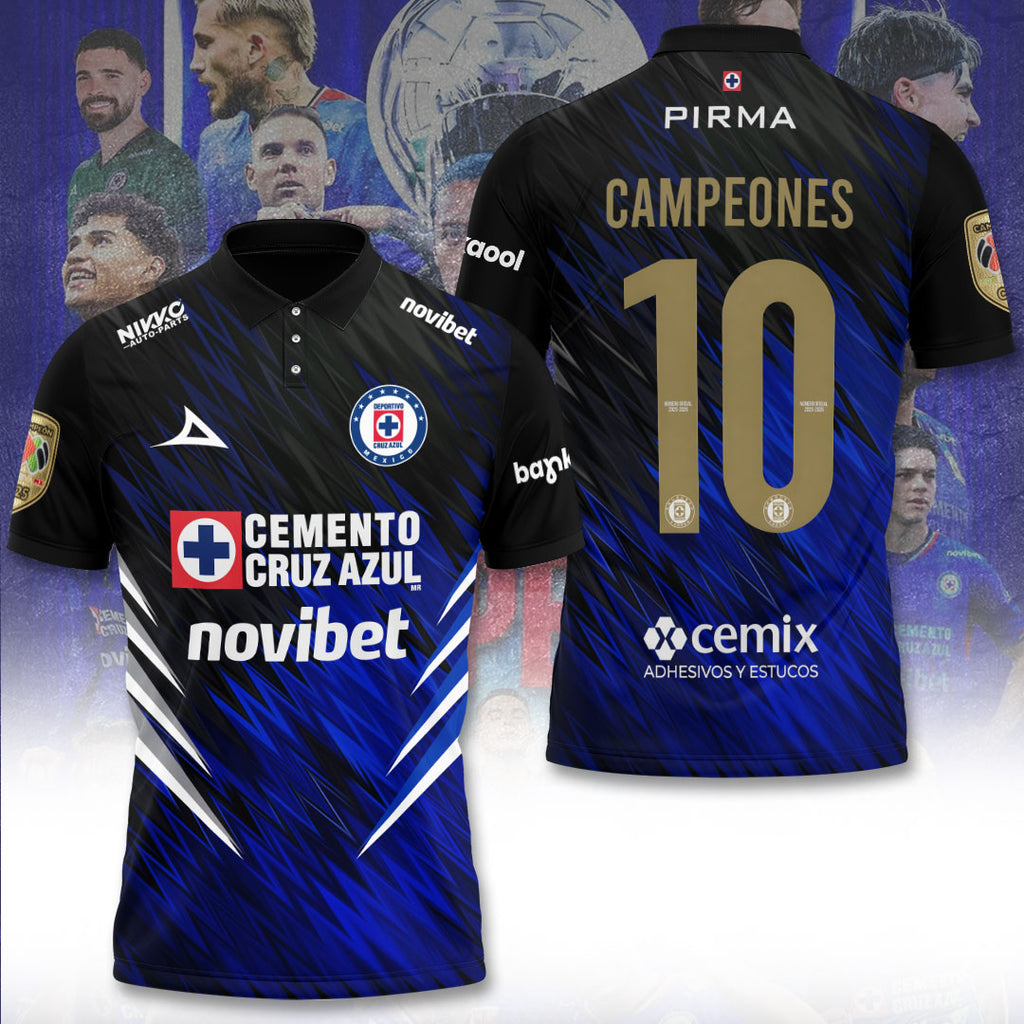 Cruz Azul Campeón del Clausura 25/26 3D Apparel – TANTN23174