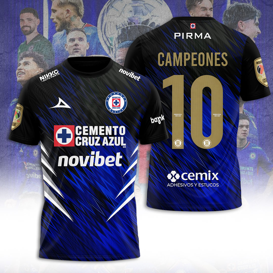 Cruz Azul Campeón del Clausura 25/26 3D Apparel – TANTN23174
