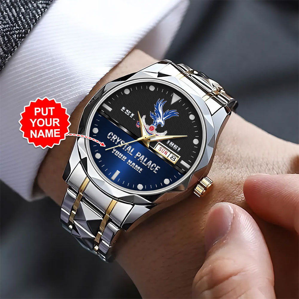 Personalized Crystal Palace FC Alloy Luxury Quartz Watch – TANTN15470