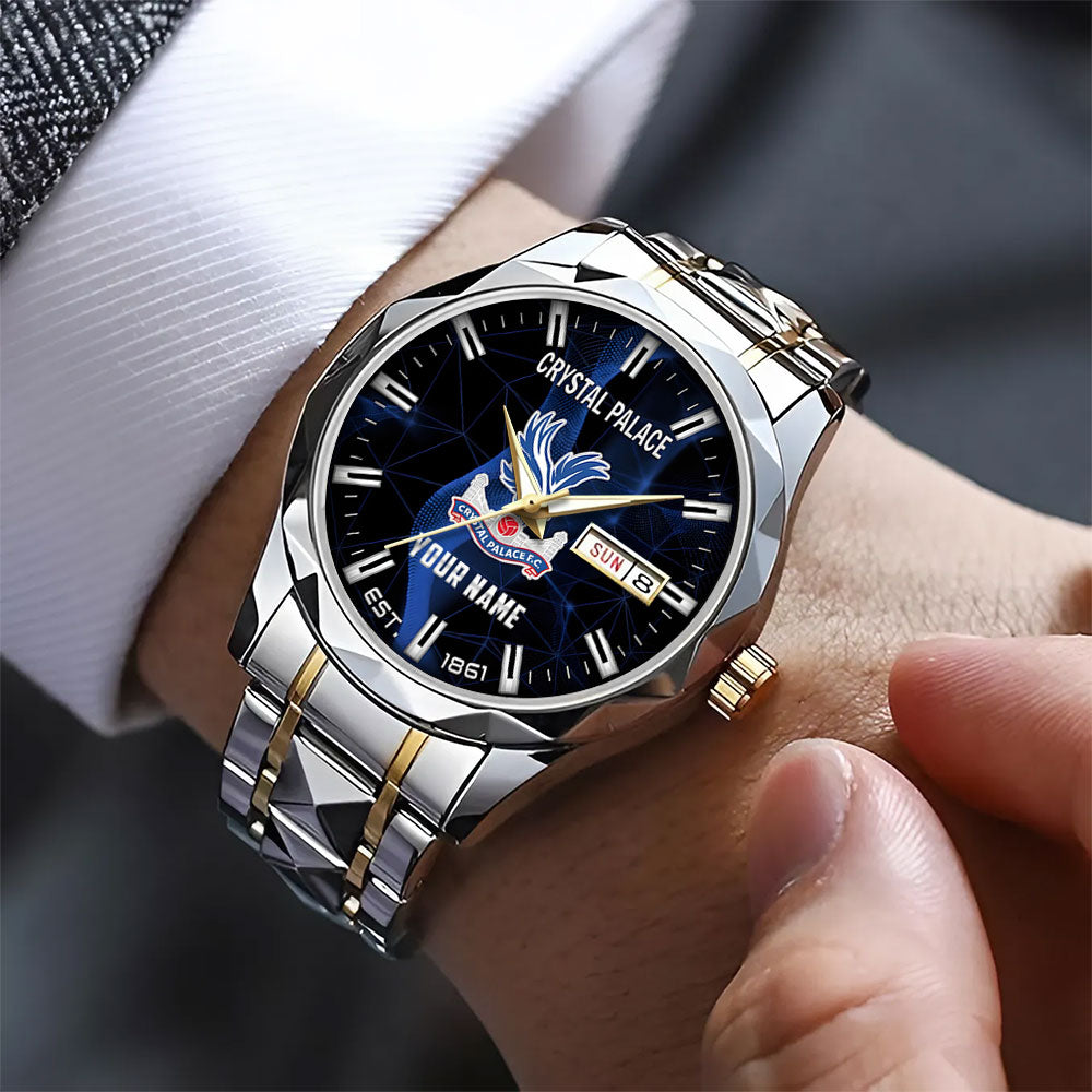 Personalized Crystal Palace FC Alloy Luxury Quartz Watch – TANTN23557