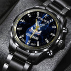 Personalized Crystal Palace FC Black Stainless Steel Watch – TANTN23558