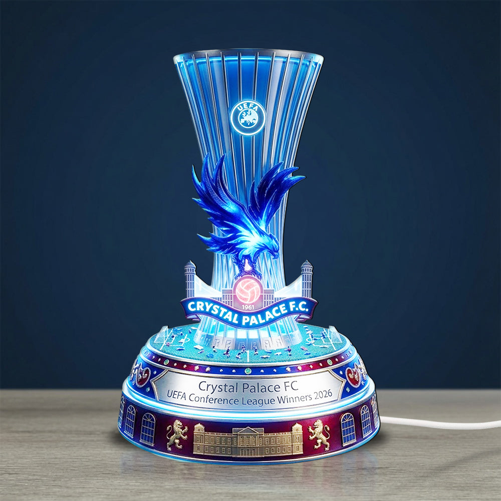 Crystal Palace FC UEFA Conference League Winners 2026 Custom Shape Acrylic Light Box – TMTHU6651