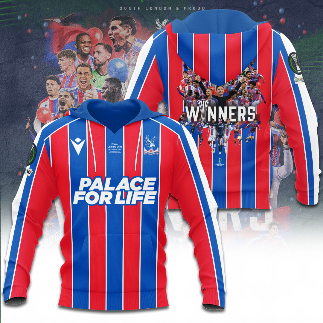 Crystal Palace FC UEFA Conference League Winners 2026 3D Apparel – TANTN23213
