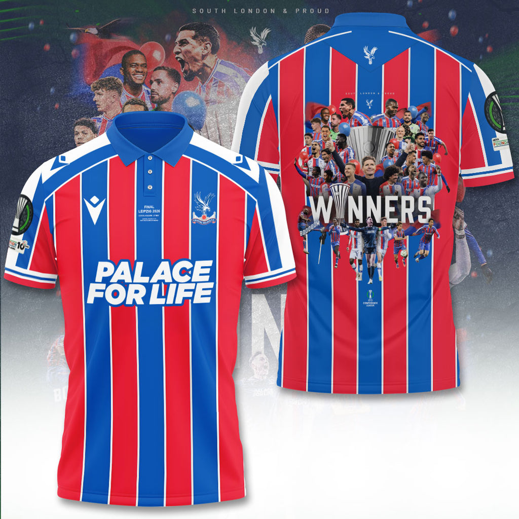 Crystal Palace FC UEFA Conference League Winners 2026 3D Apparel – TANTN23213