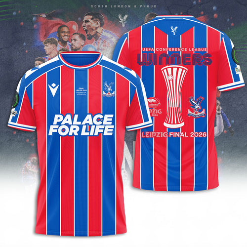 Crystal Palace FC UEFA Conference League Winners 2026 3D Apparel – TANTN23214