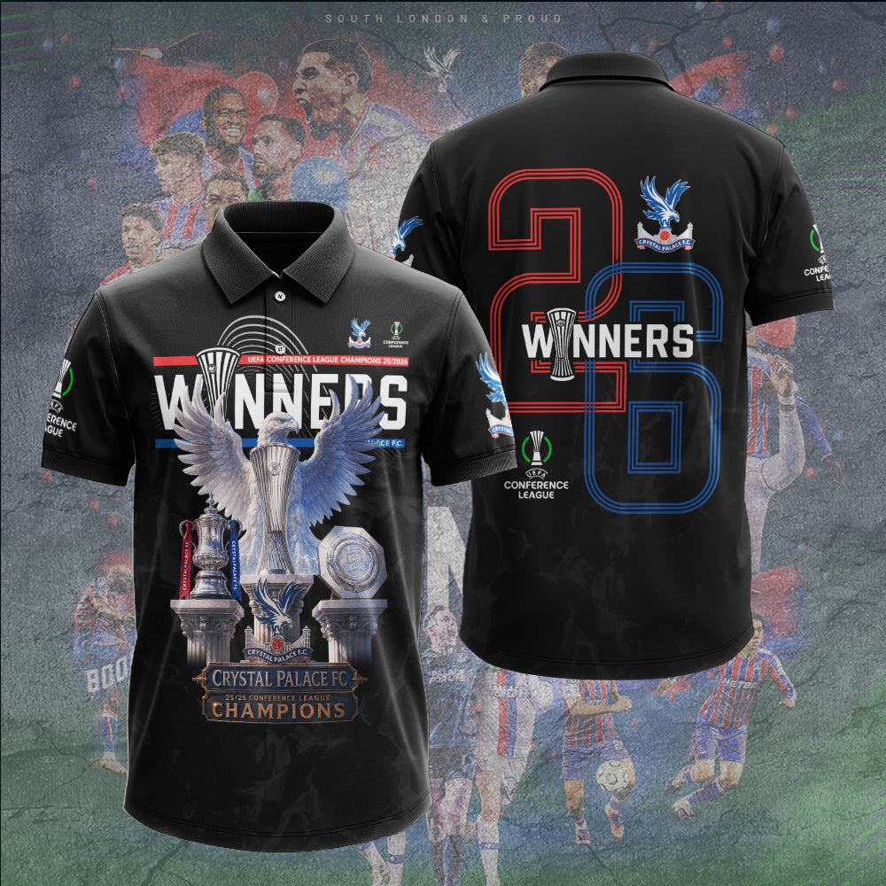 Crystal Palace FC 25/26 Conference League Champions 3D Apparel – GNE6794