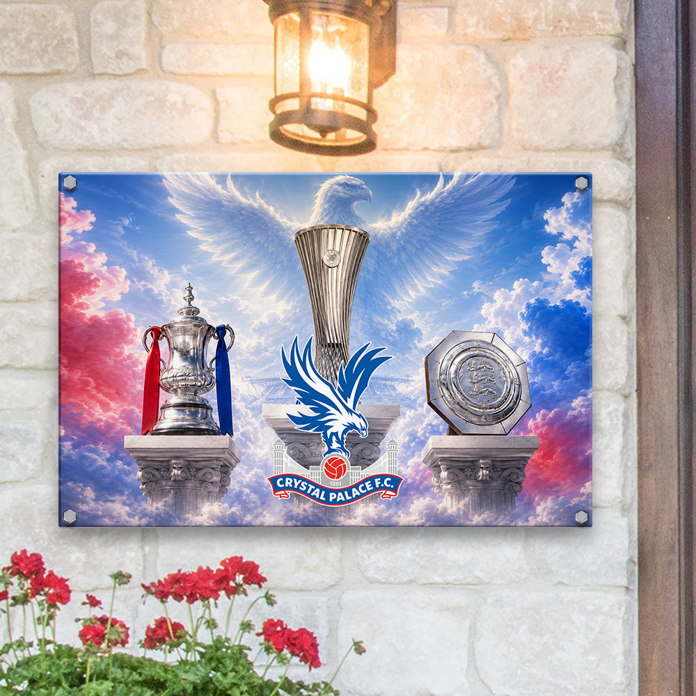 Crystal Palace FC 2026 UEFA Conference League Winners Metal Sign – GNE6967