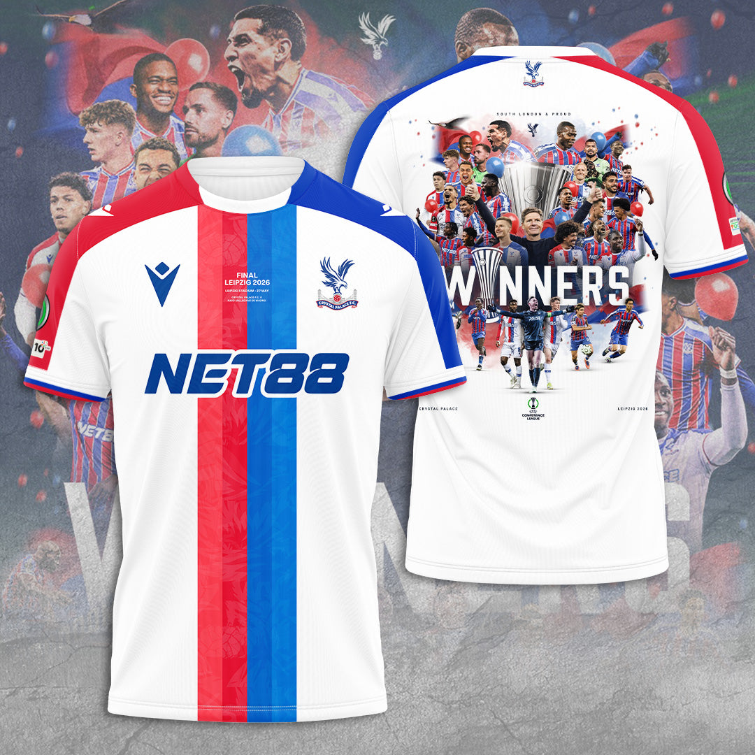 Crystal Palace FC UEFA Conference League Winners 2026 3D Apparel – TANTN23223