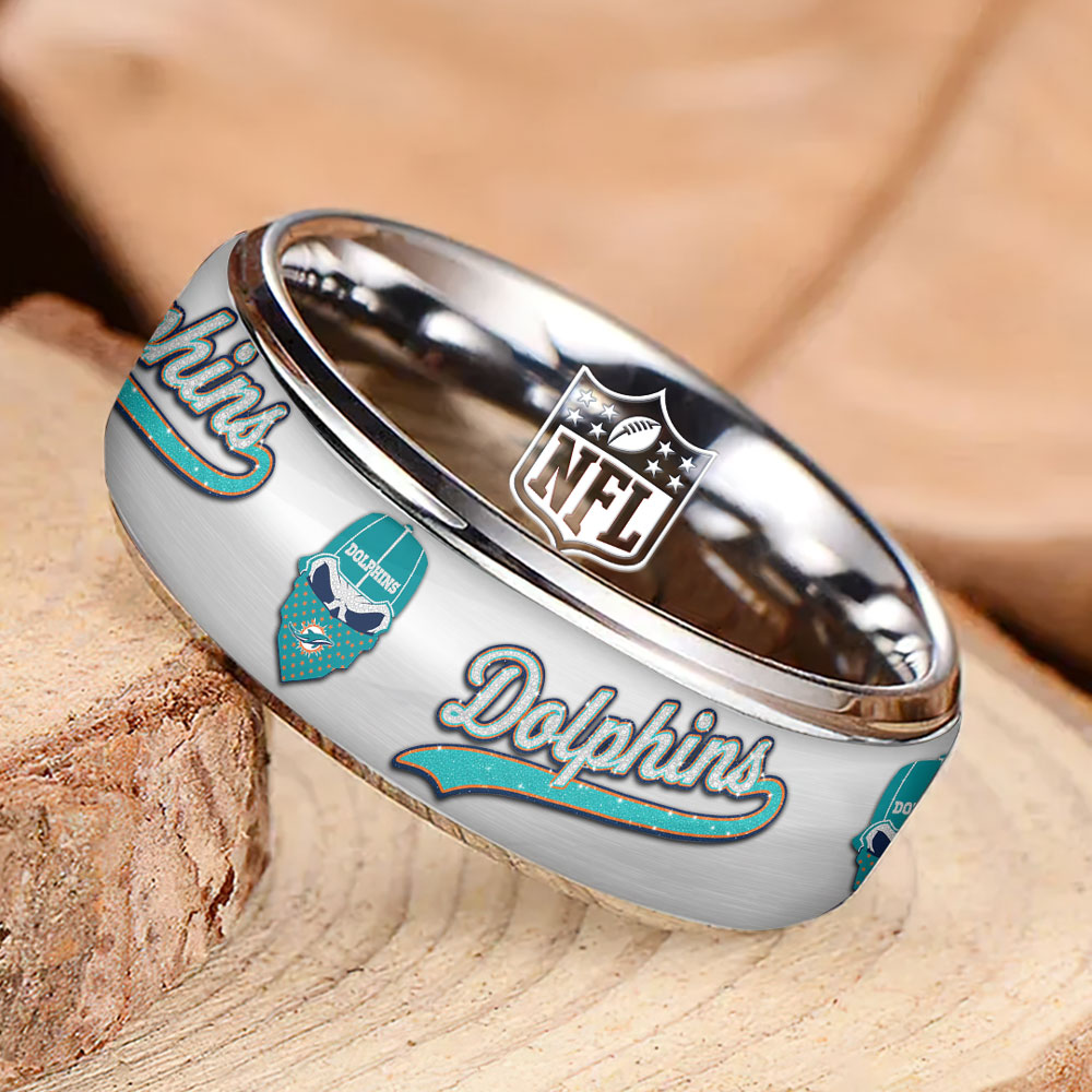 Miami Dolphins Custom Alloy Ring – TMTHU806