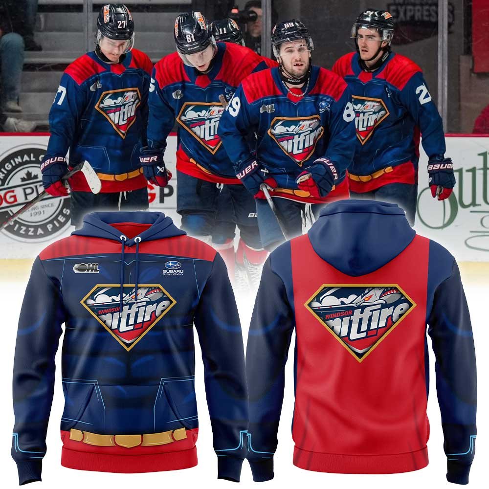 Windsor Spitfires 2526 Super Hero Night Shirt