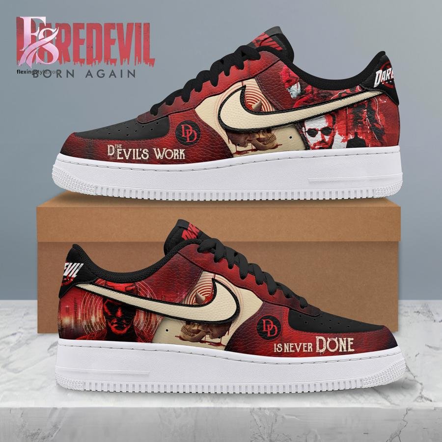 Daredevil Is Never Done Air Force Shoes