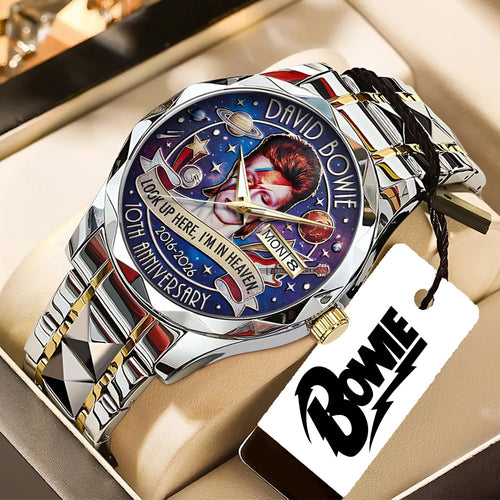 David Bowie Alloy Luxury Quartz Watch – TANTN20901