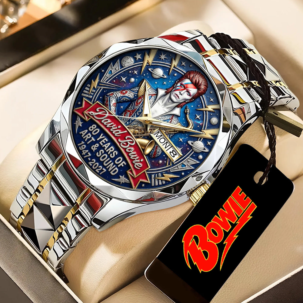 David Bowie Alloy Luxury Quartz Watch – TANTN20598