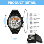 Def Leppard Black Stainless Steel Watch – TANTN17837