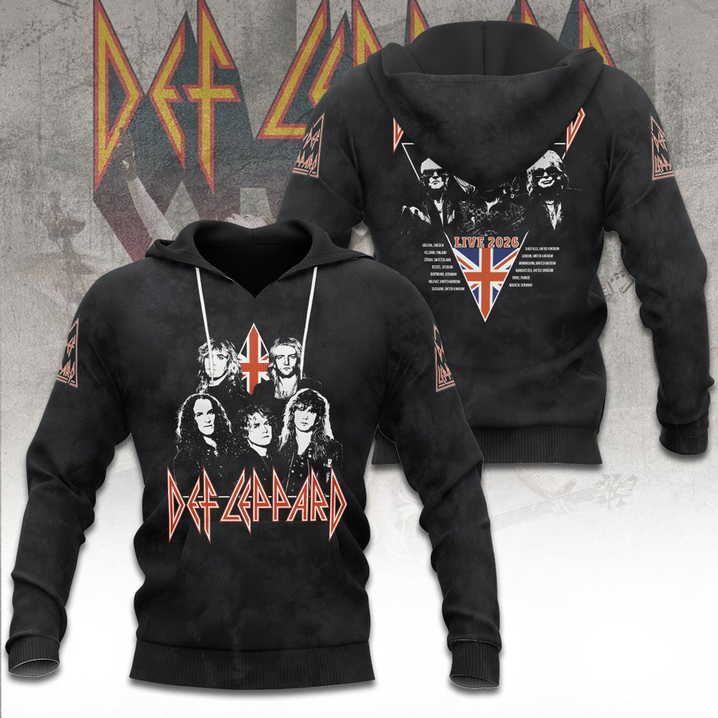 Def Leppard Tour 2026 3D Apparel – TANTN23484