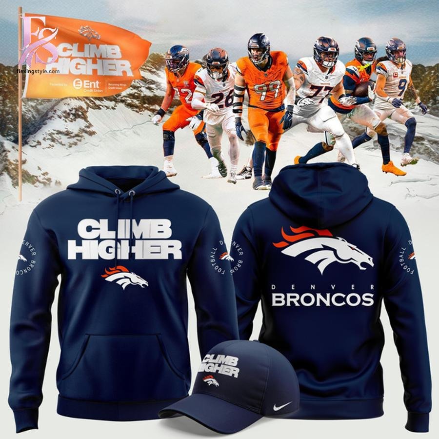 Denver Broncos Climber Higher Hoodie