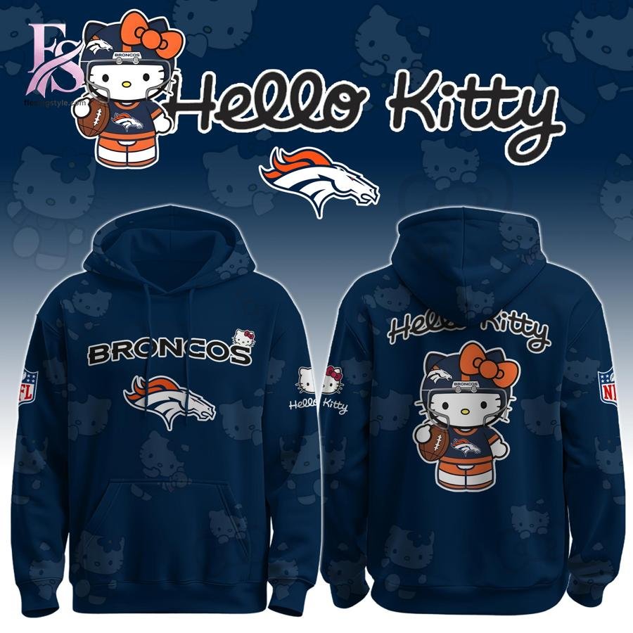 Denver Broncos Hello Kitty 2026 Hoodie